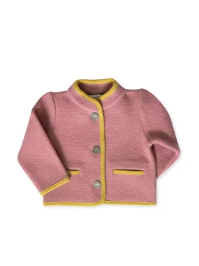 Austrian wool jacket in rose pink