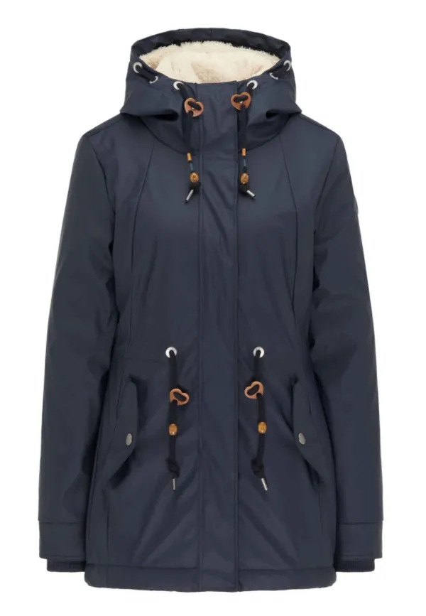 Blauwe warme winterjas | Ragwear jackets monadis rainy