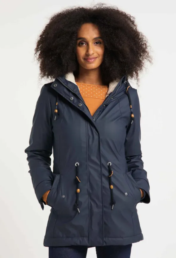 Blauwe warme winterjas | Ragwear jackets monadis rainy