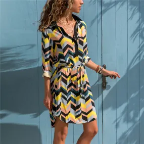 Chiffon Beach Dresses Women Casual