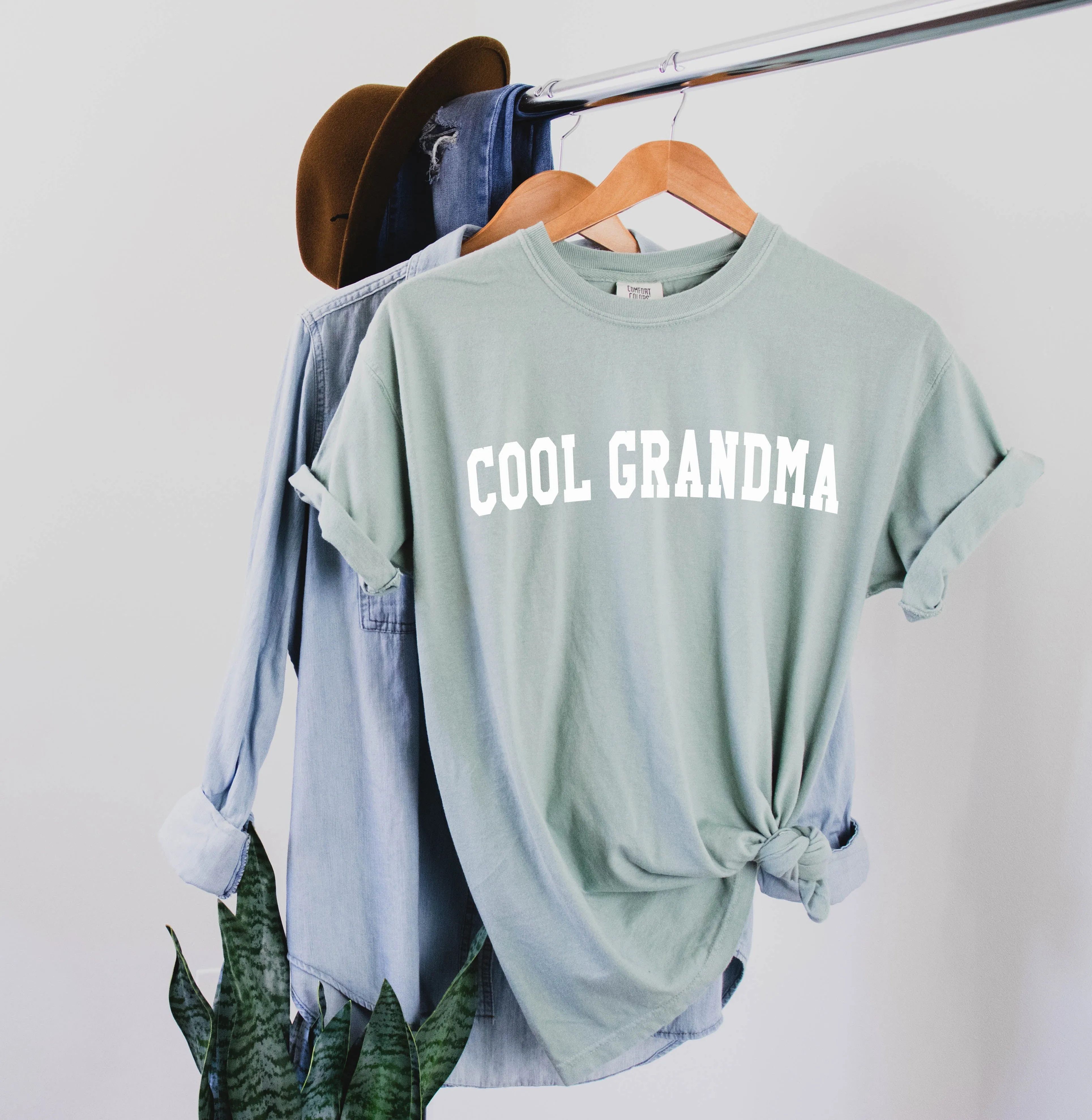 Cool Grandma Comfort Colors T Shirt | Mother's day Gift (Block)