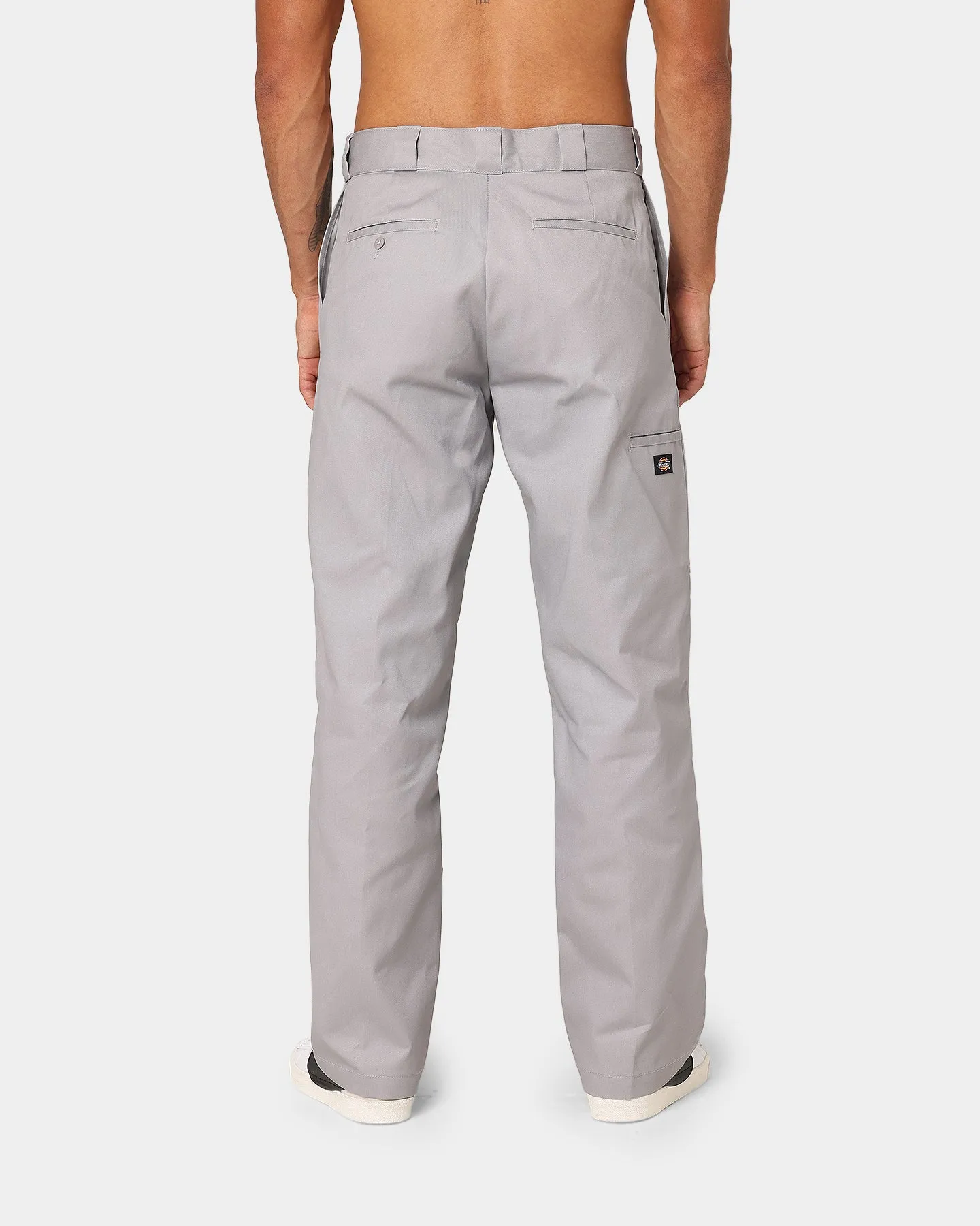 Dickies Loose Double Knee Work Pants Silver