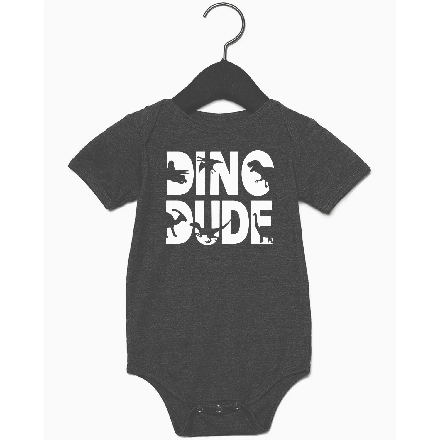 Dino Dude Dk Grey Bodysuit