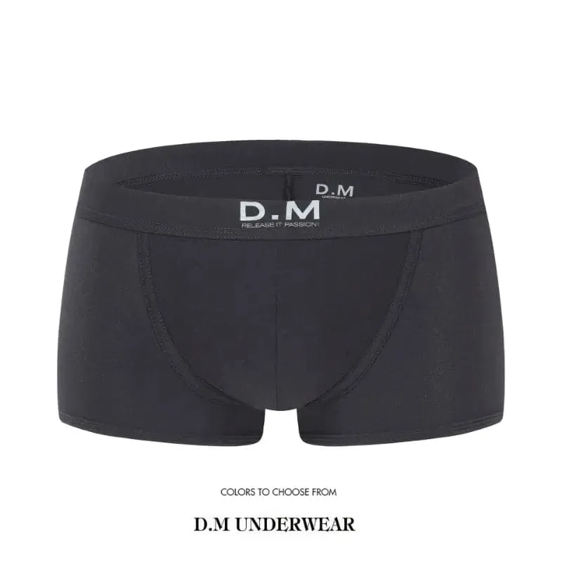 D.M Men's Boxer Briefs Nylon Breathable