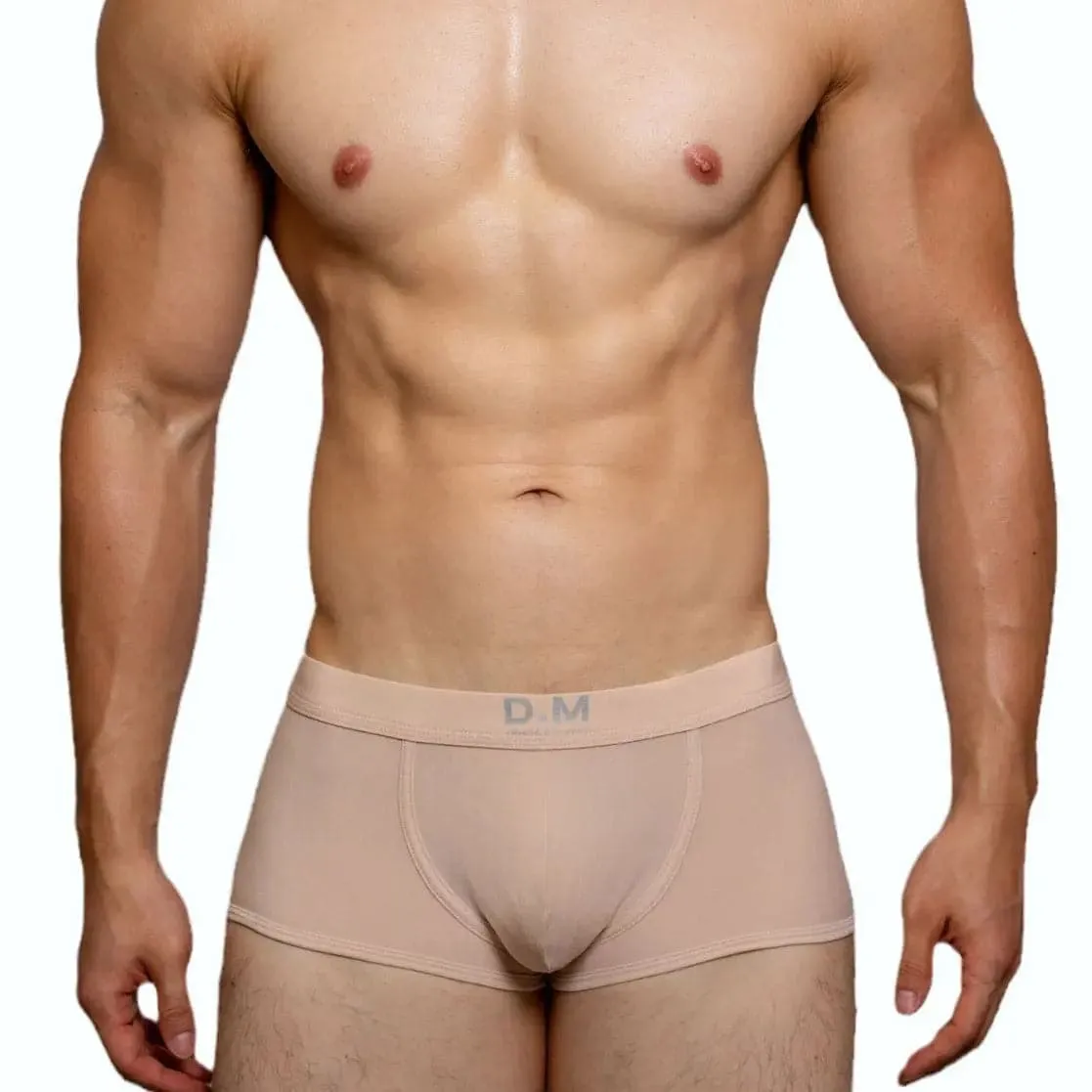 D.M Men's Boxer Briefs Nylon Breathable