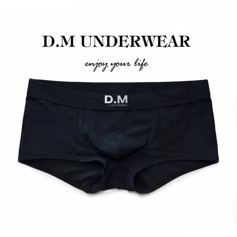 D.M Men's Boxer Briefs Nylon Breathable