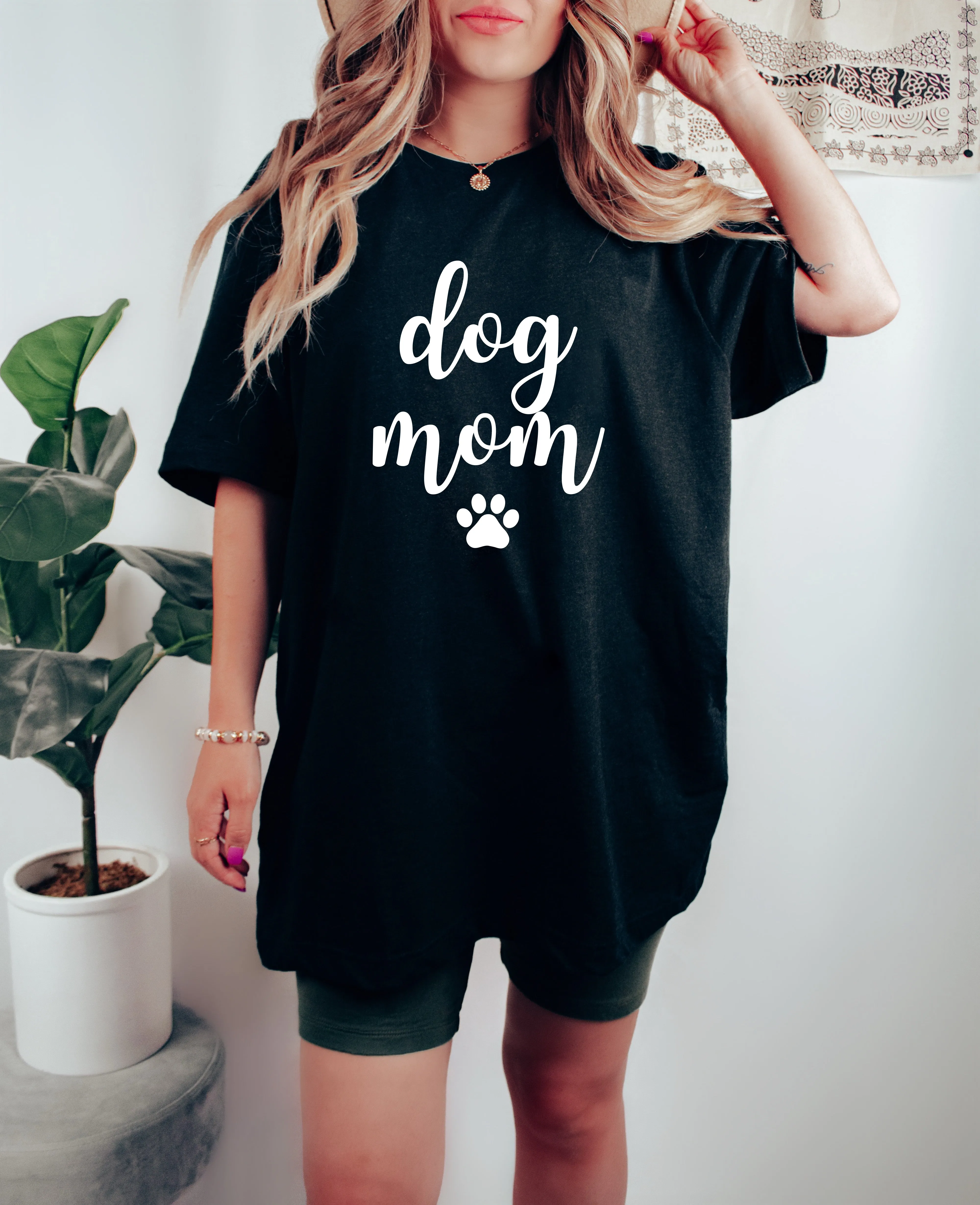 Dog Mom Comfort Colors T Shirt (Joshico Font)