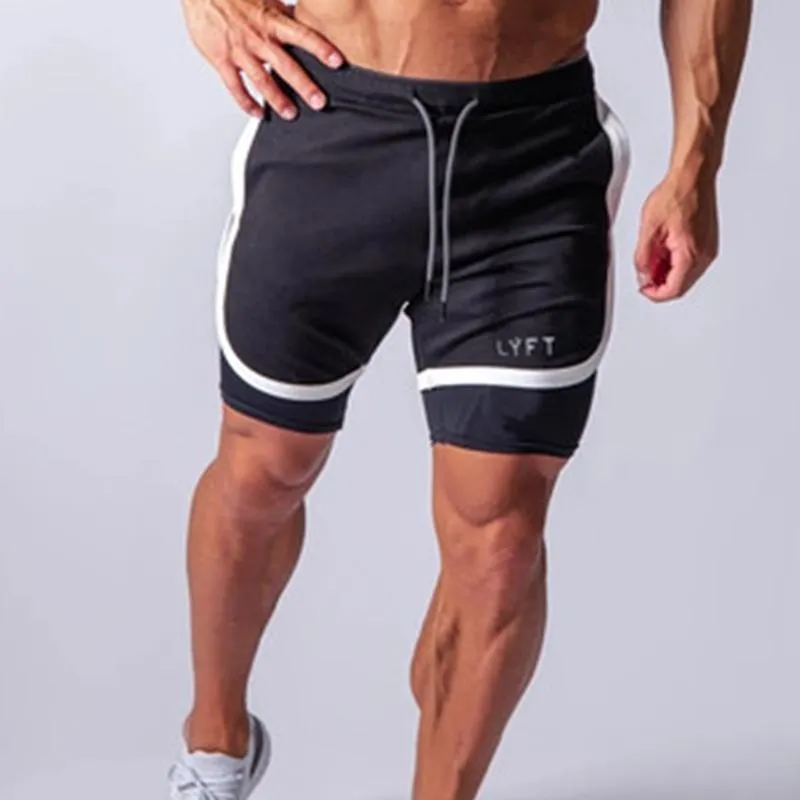 Double Layer Breathable Perspiration Men's Shorts