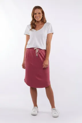 Elm - Fundamental Isla Skirt - Deep Rose