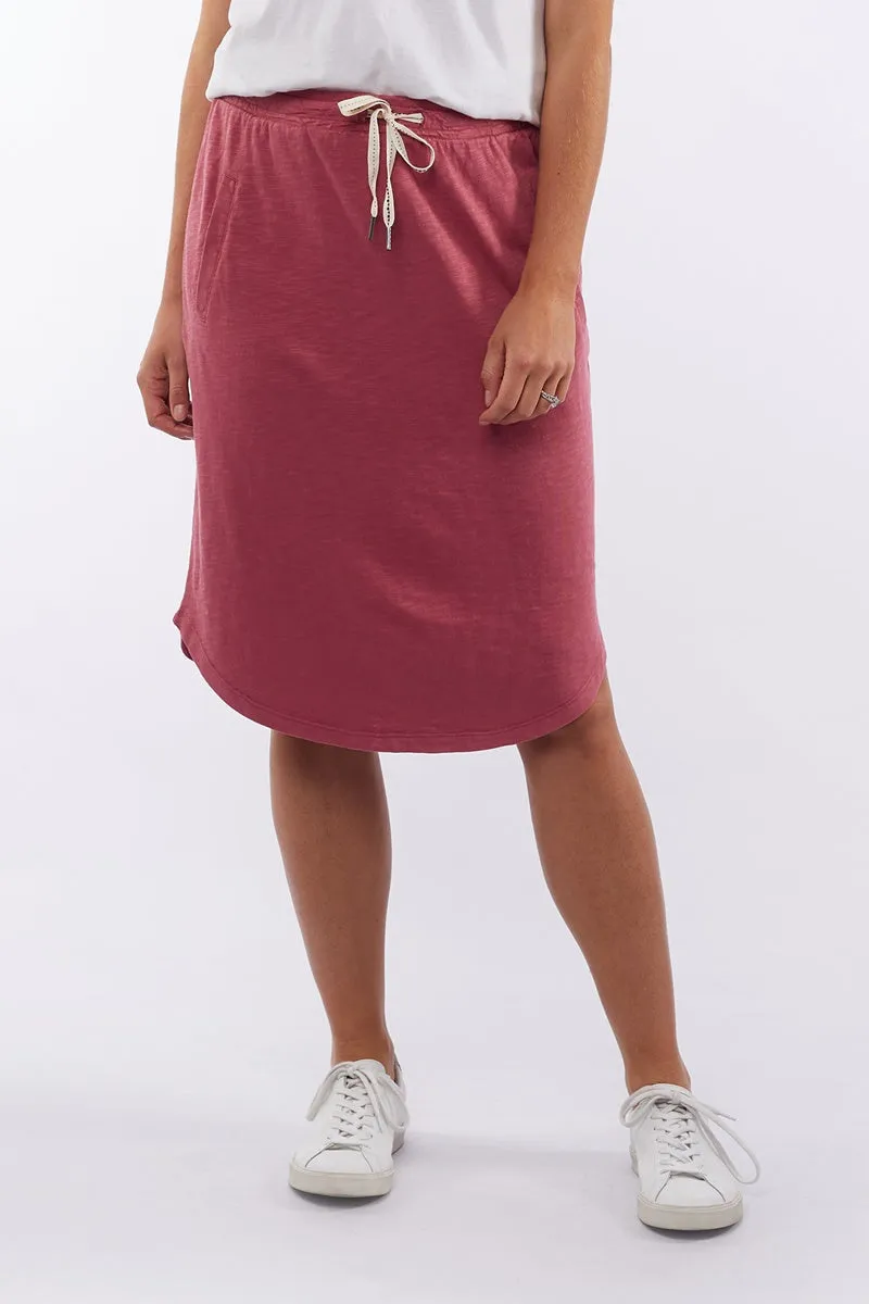 Elm - Fundamental Isla Skirt - Deep Rose