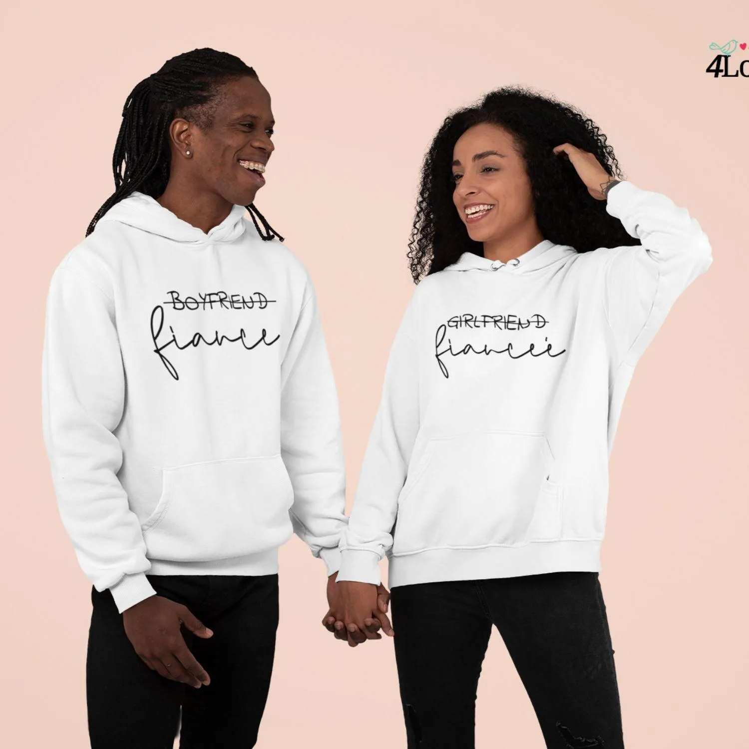 Engagement Reveal Matching Outfits: Fiancee Cozy Set for Newly Engaged Couples