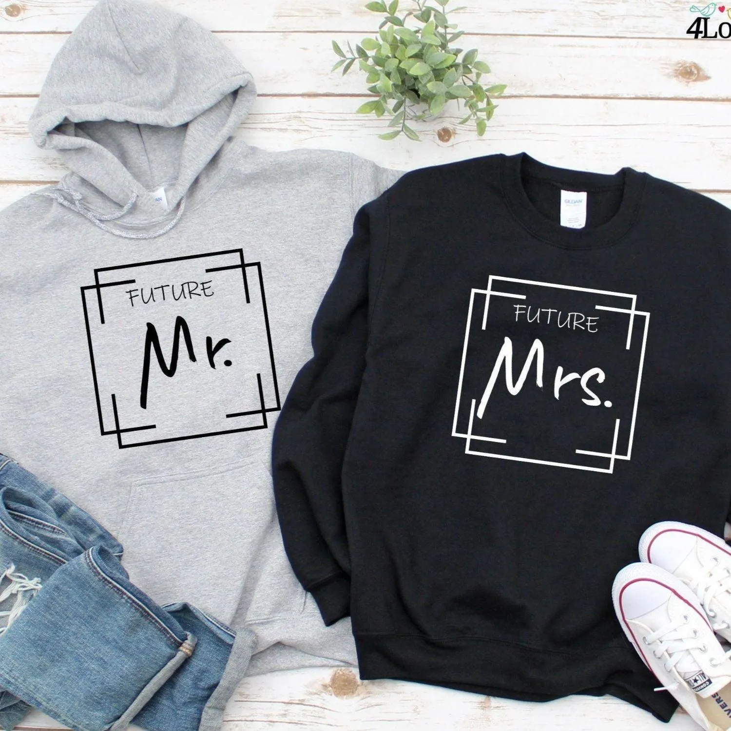 Future Mr & Mrs Cozy Matching Outfits Set - Perfect Couple's Gift Idea