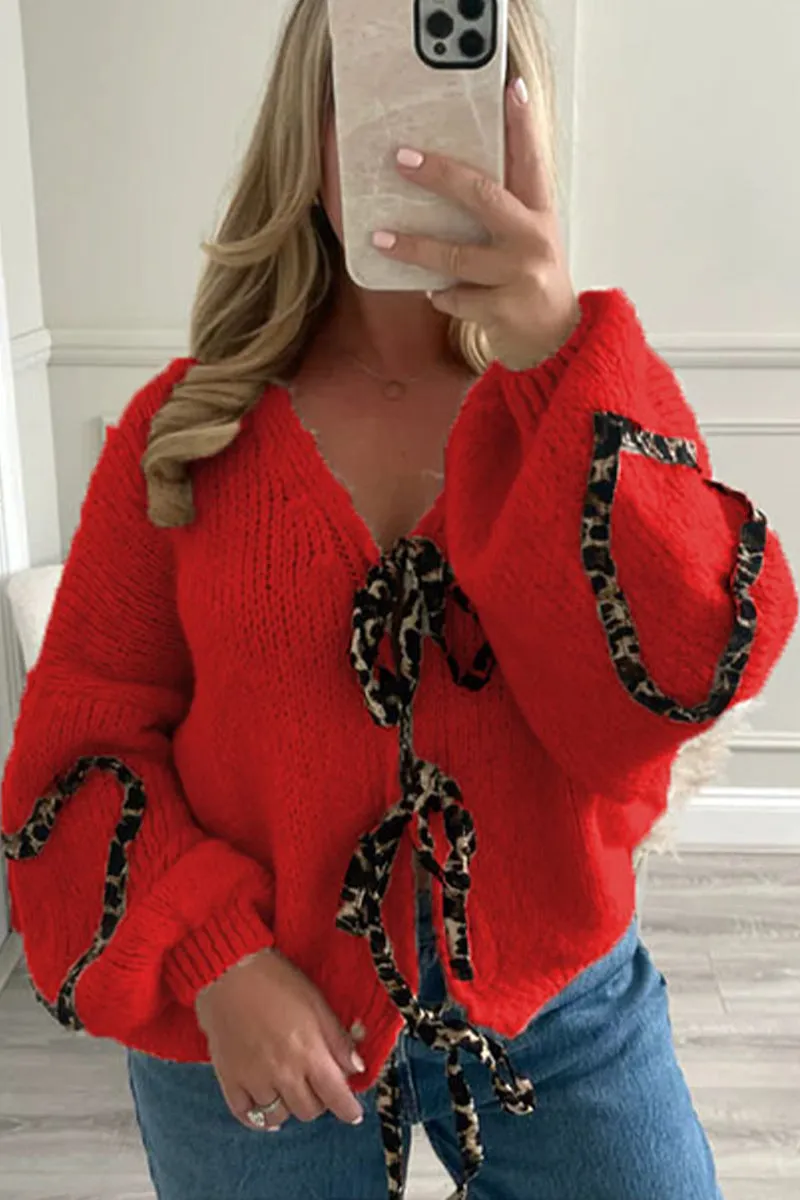 HWS1285 Fierce Flame Knit Sweater