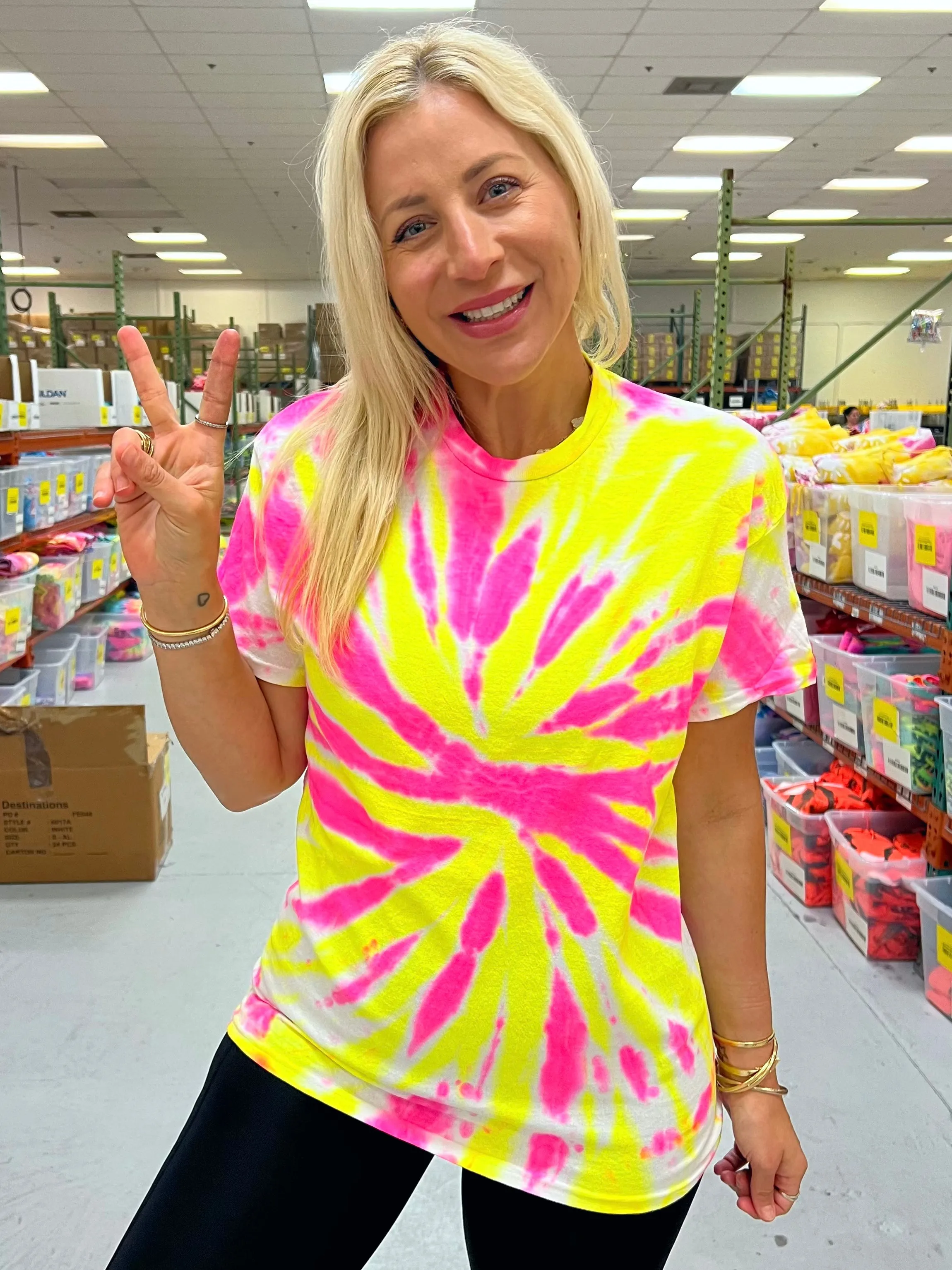 Lemonade Twist Tie-Dye Tee - Blank