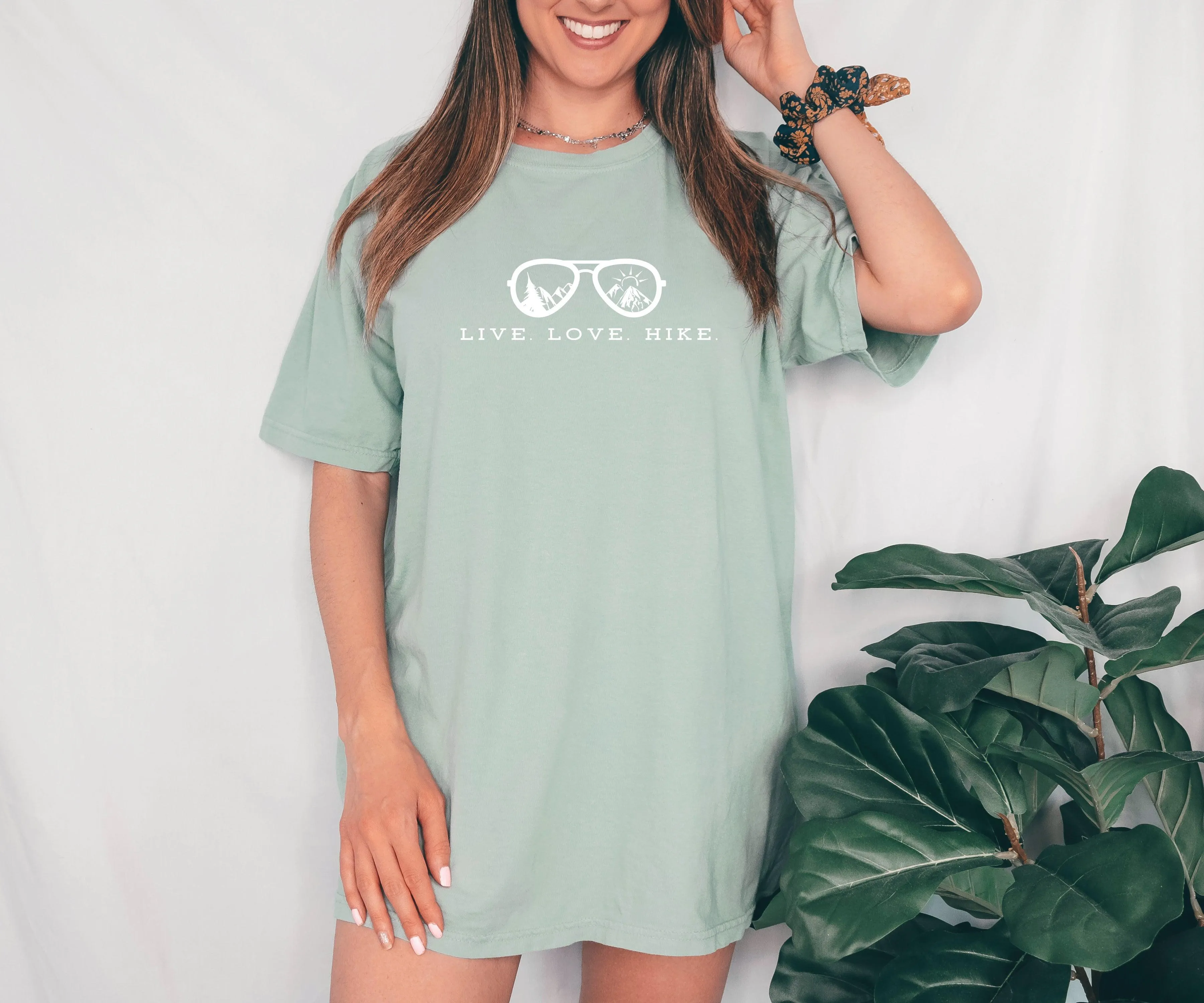 Live Love Hike Camping, Adventure Comfort Colors T Shirt