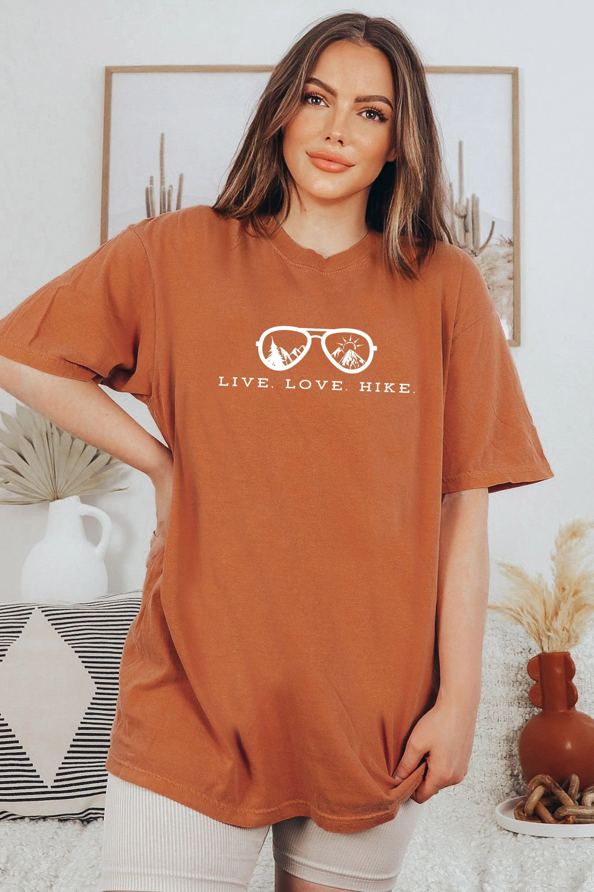 Live Love Hike Camping, Adventure Comfort Colors T Shirt