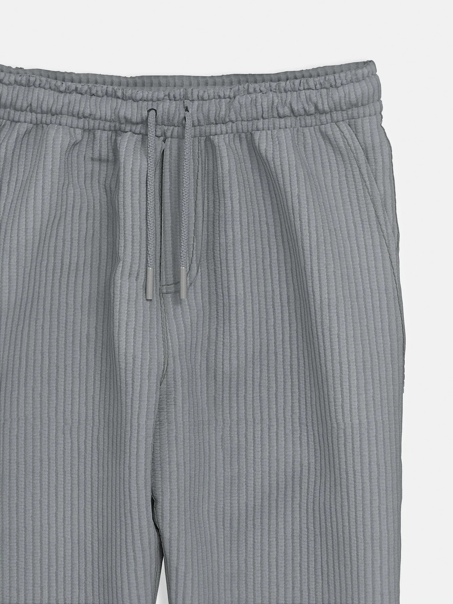 Loose Fit Cord Pant - Grey