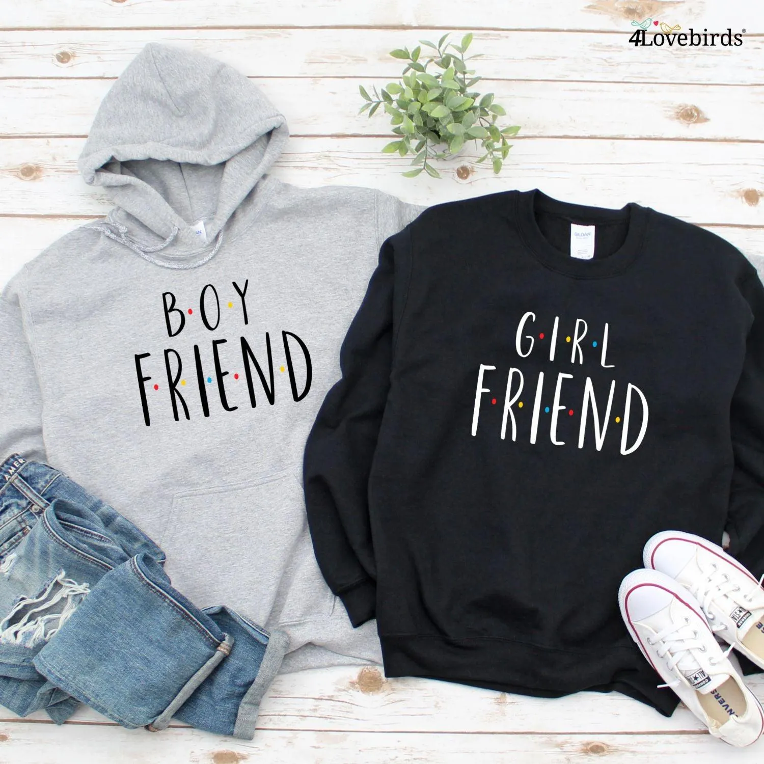 Matching Couple Outfits - Unisex Hoodies & Sweatshirts - Gift For Boyfriend & Girlfriend