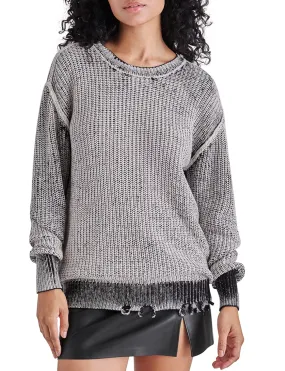 Nelson Sweater, Black/White