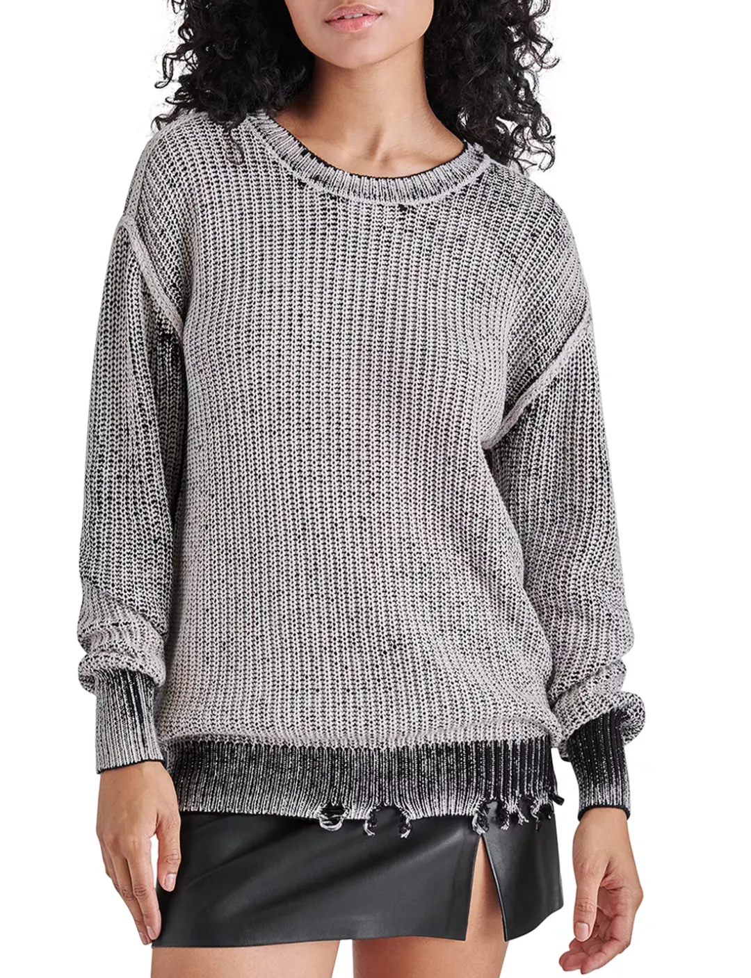 Nelson Sweater, Black/White