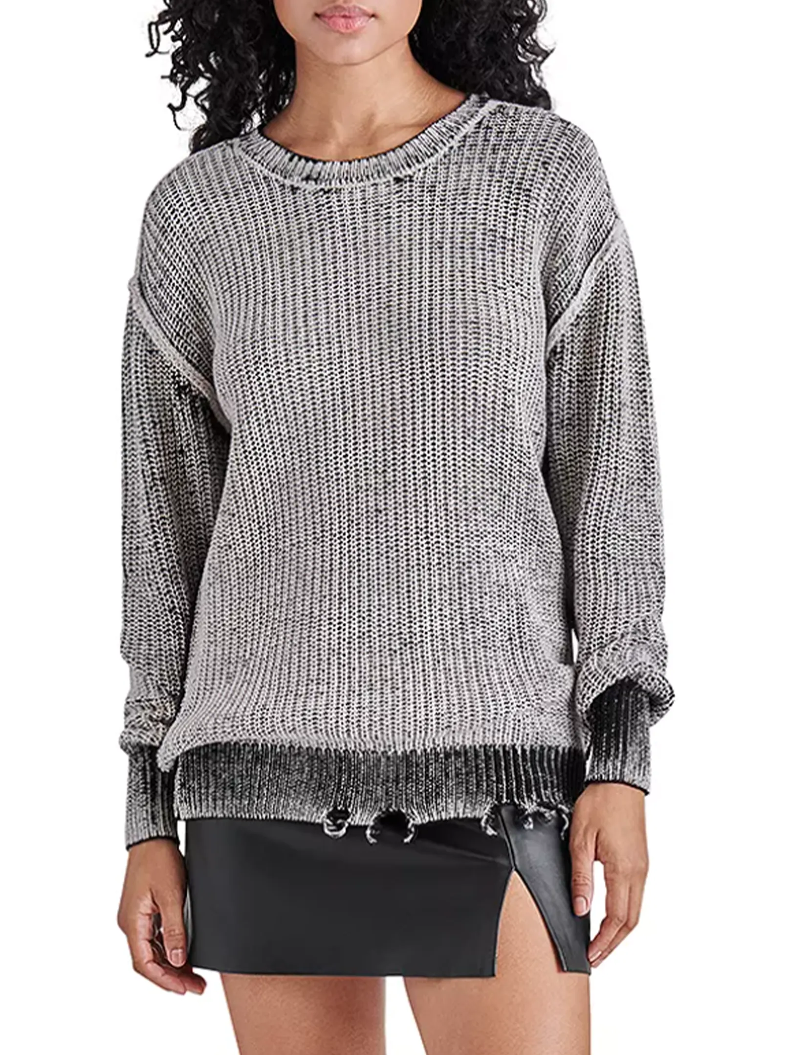 Nelson Sweater, Black/White