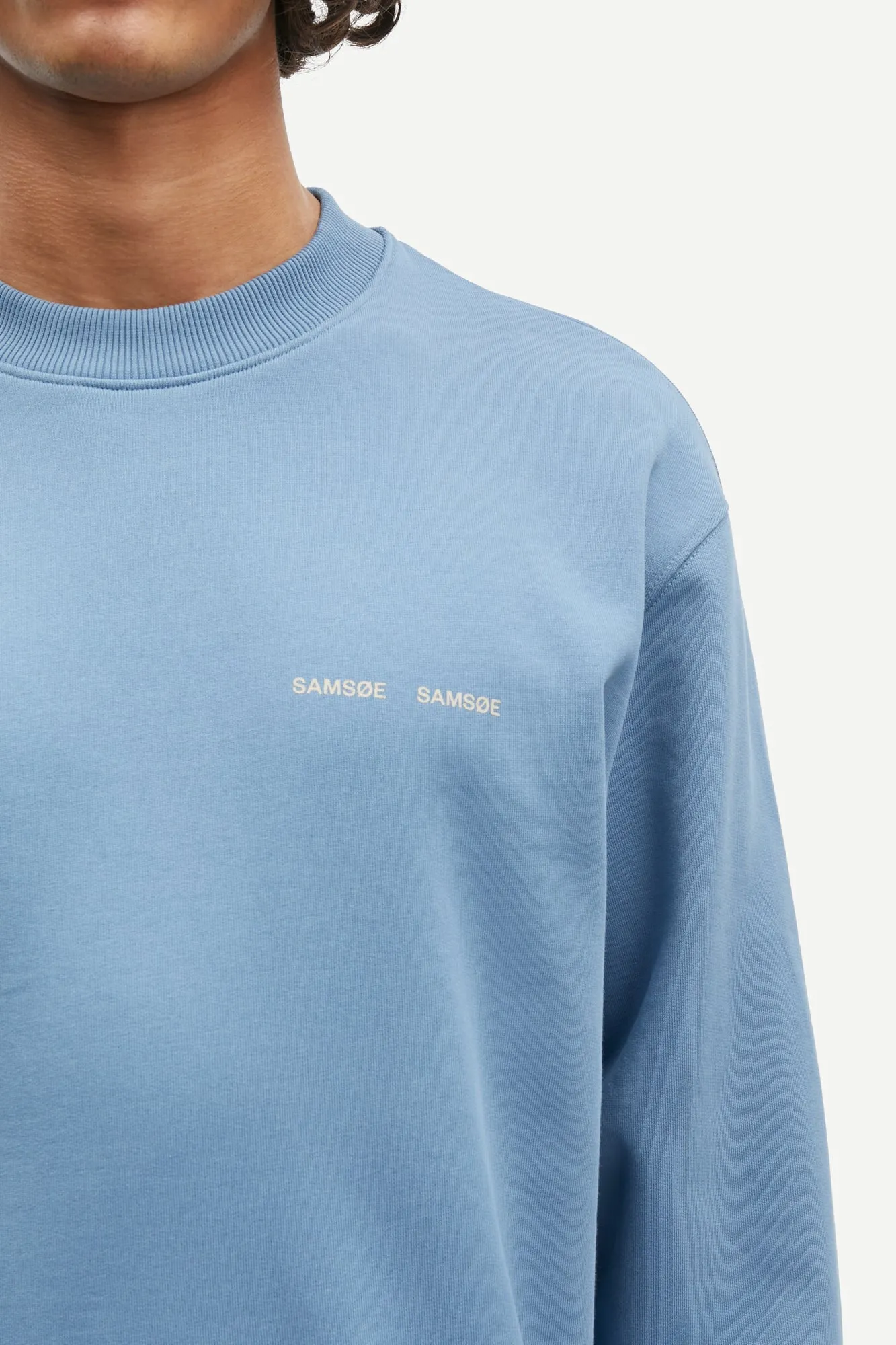 Samsoe samsoe norsbro crew neck 11720 coronet blue