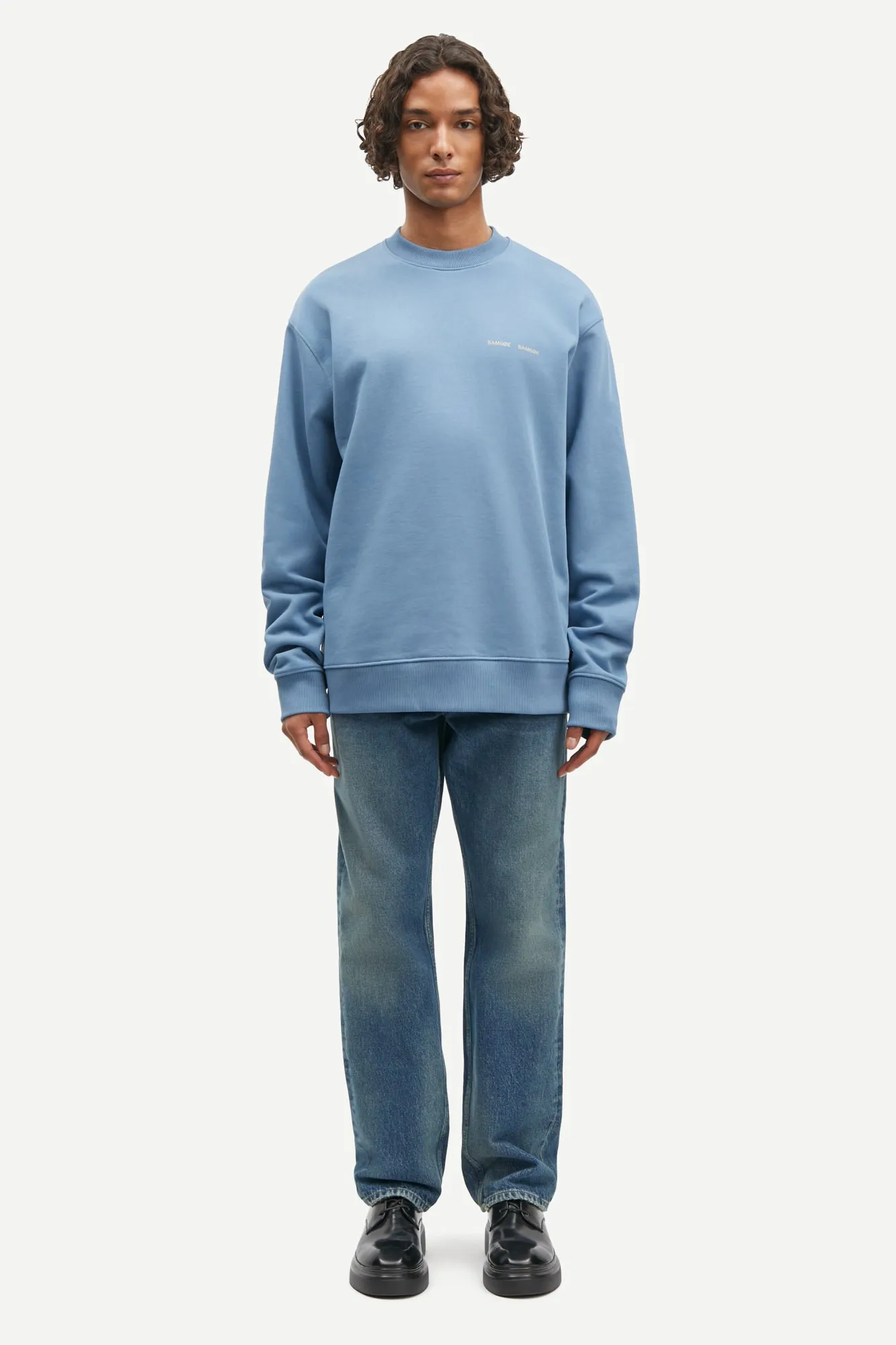 Samsoe samsoe norsbro crew neck 11720 coronet blue