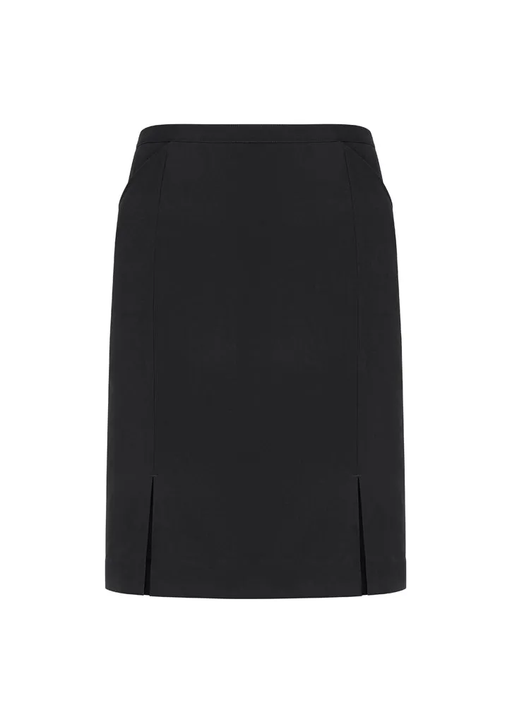 Siena Womens Front Pleat Detail Straight Skirt