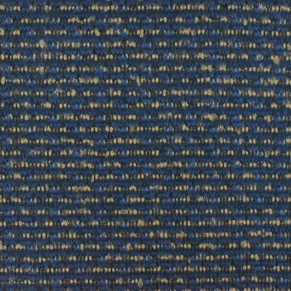 Soft Beige-Blue Texture Boucle Knit Fabric