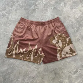 Street Angel Printed Mesh Breathable Shorts