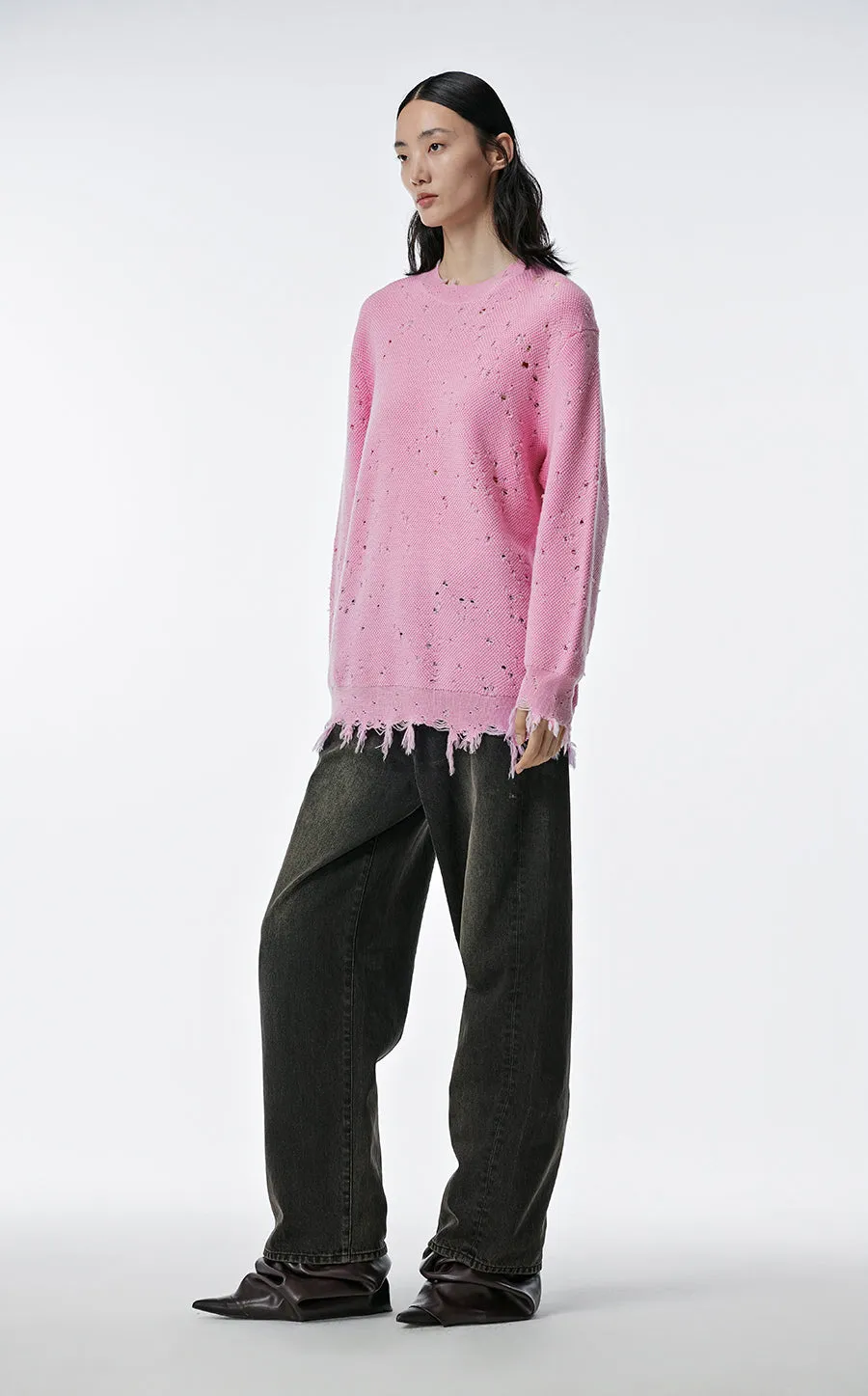 Sweater / JNBY  Relaxed Wool Sweater