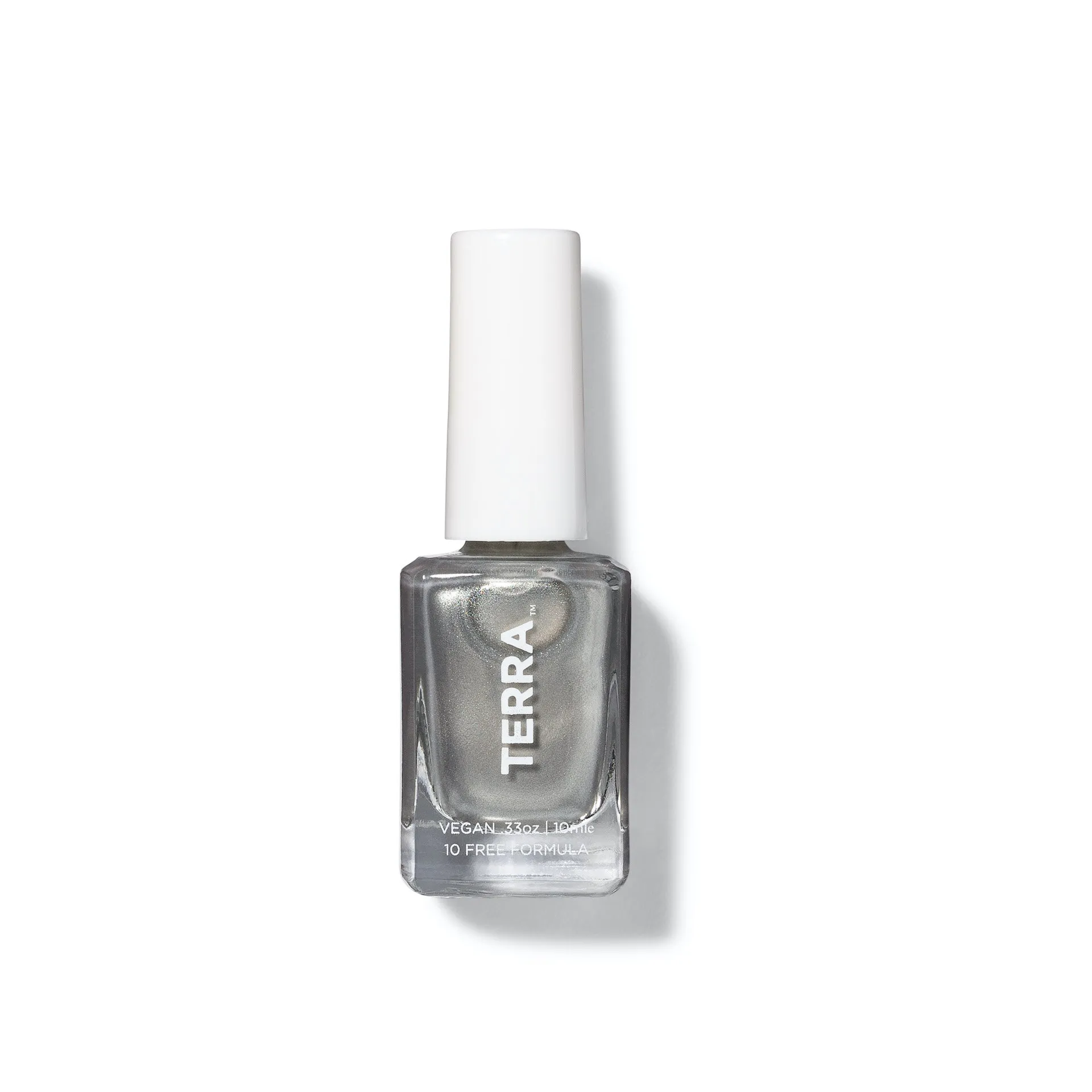 Terra Nail Polish No. 27 Soft Silver Shimmer