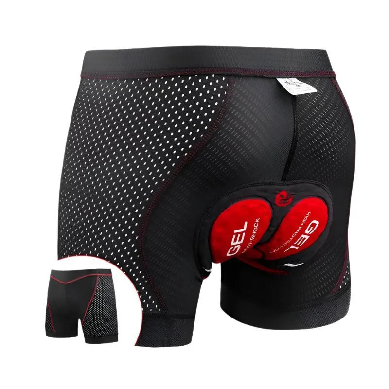 X-TIGER Cycling Underwear 5D Breathable Padded Gel Bike Shorts Men MTB Anti Slip Leg Grips Riding Cycling Shots Ciclismo