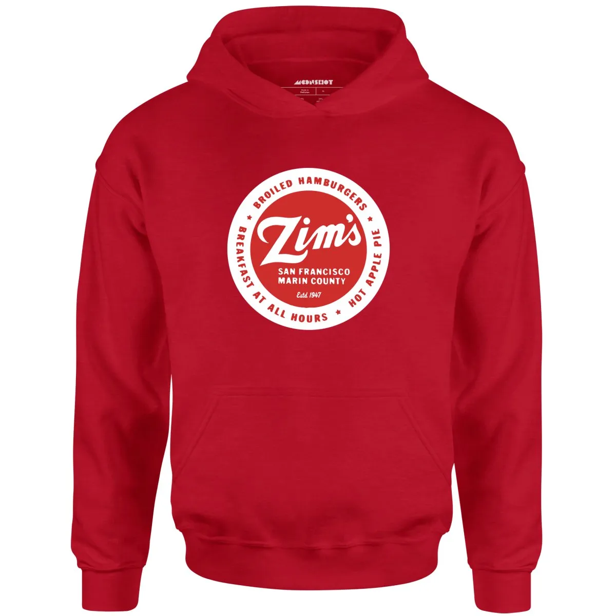 Zim's Hamburgers - San Francisco, CA - Vintage Restaurant - Unisex Hoodie