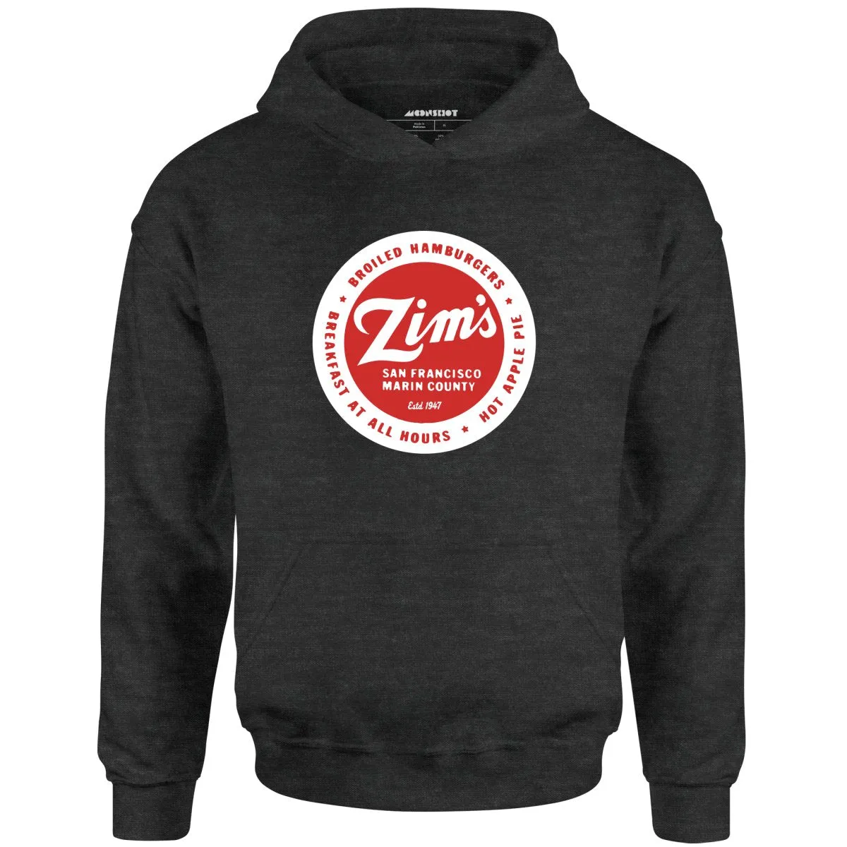 Zim's Hamburgers - San Francisco, CA - Vintage Restaurant - Unisex Hoodie